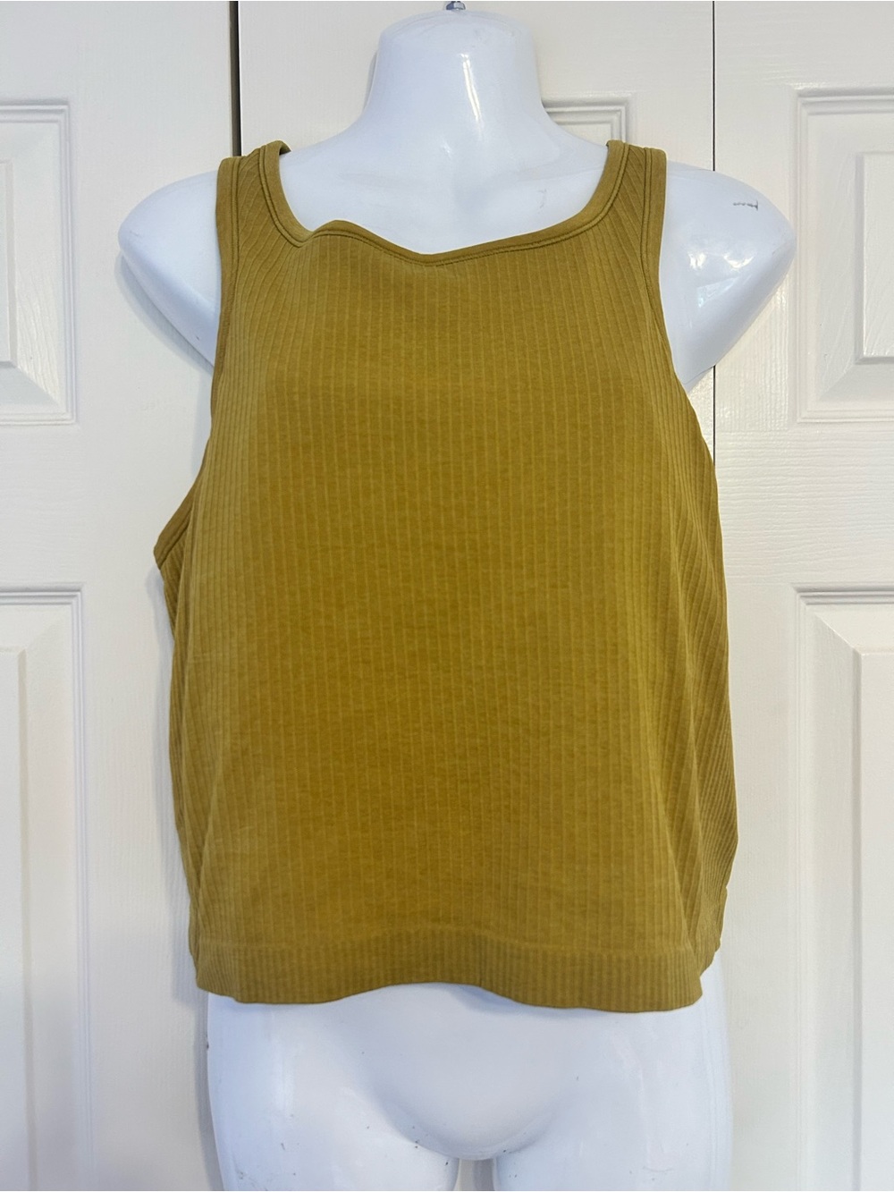 Lululemon size 12 Ribbed Tank Top - Mustard
